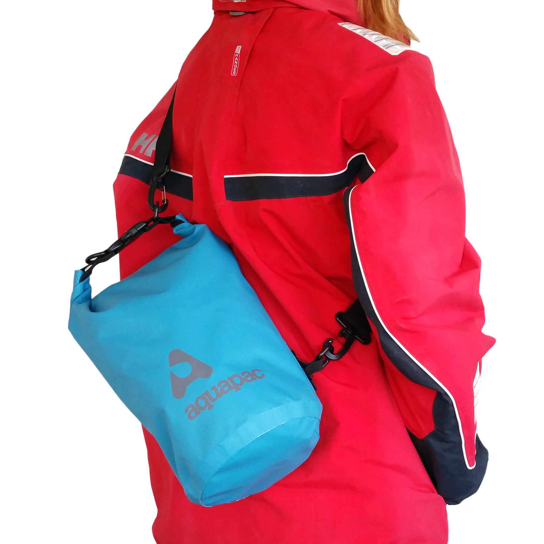 TrailProof™ Dry Bag mit Schultergurt, 7 Liter Cyan Blue
