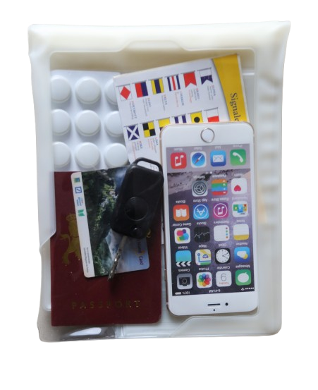 DiCAPac Mehrzwecktasche, Dokumententasche, Kartentasche, Dry Bag wasserdicht, weiß