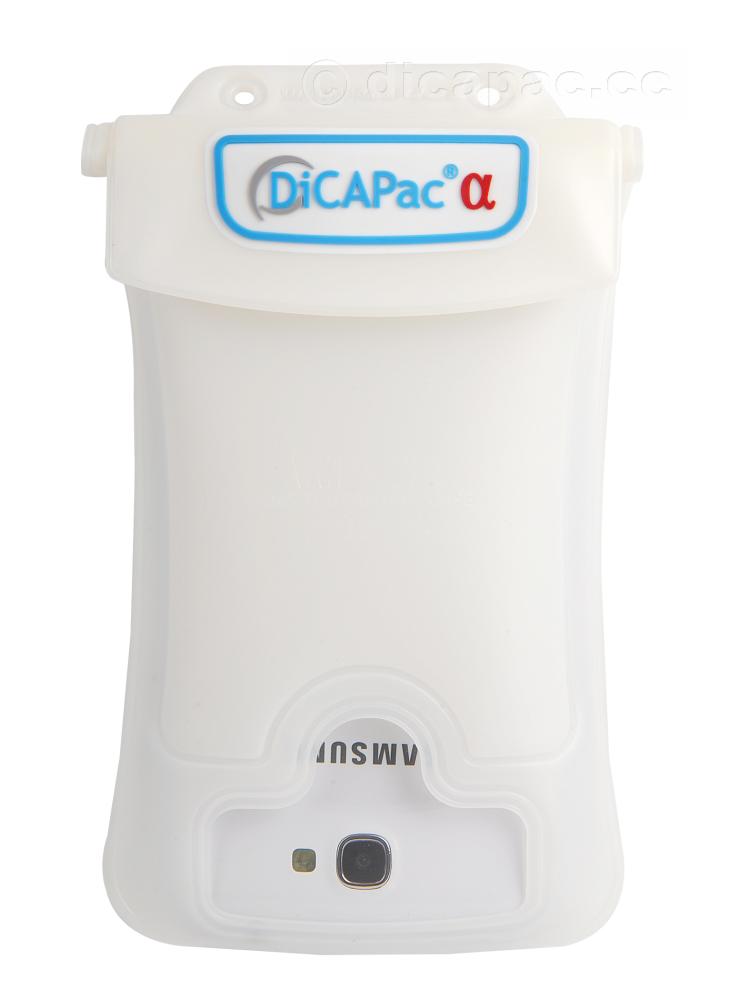 DiCAPac Smartphone-Tasche medium, wasserdicht, weiß