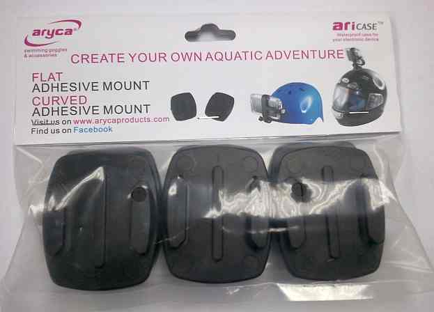 Aryca selbstklebender Helm-Adapter für XCite-4 / -5 Aryca selbstklebender Helm-Adapter für XCite-4 / -5