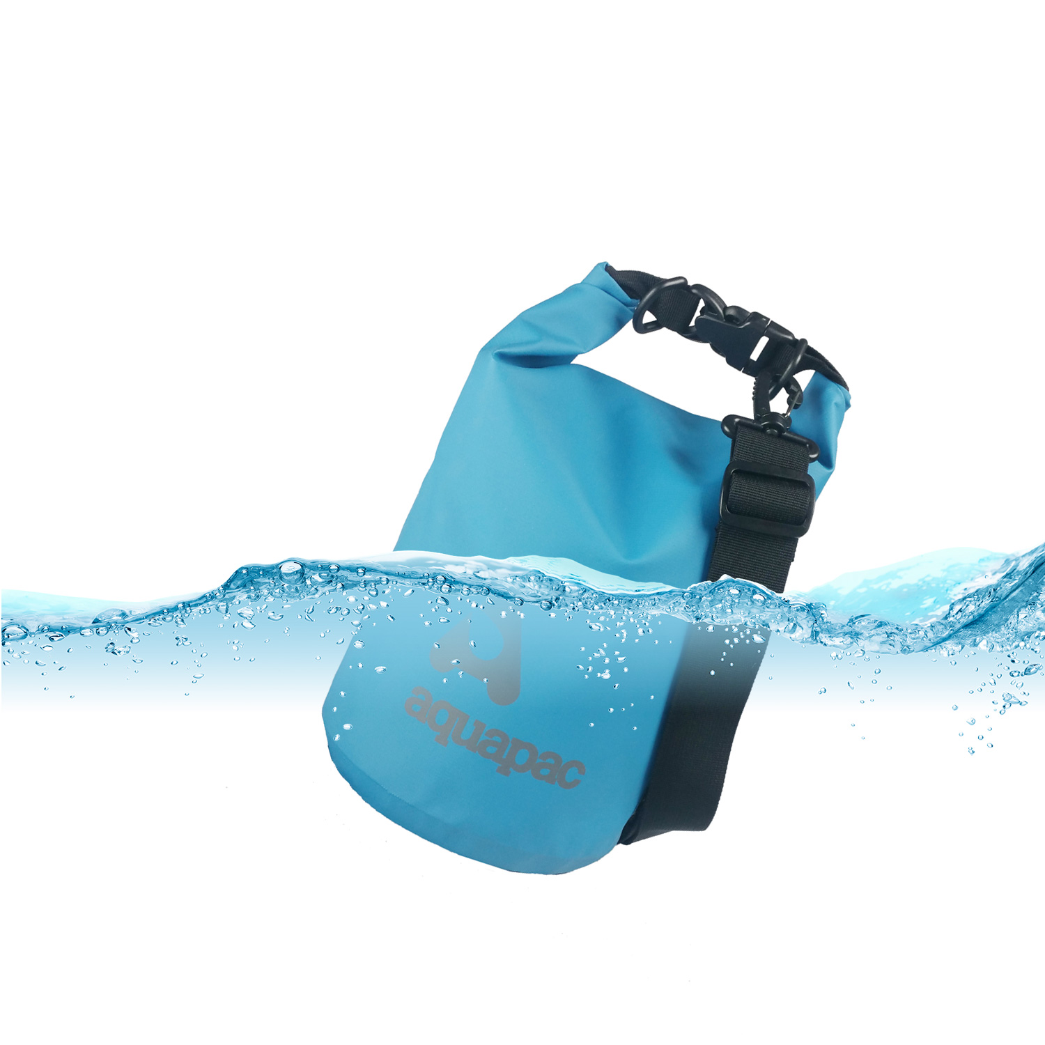 TrailProof™ Dry Bag mit Schultergurt, 7 Liter Cyan Blue