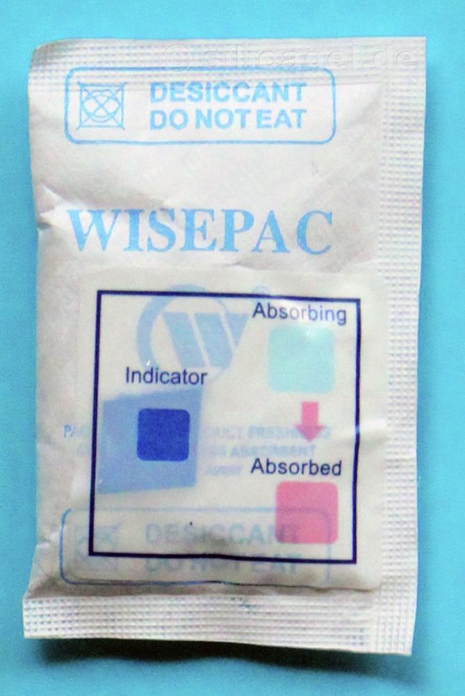 Trockenmittel Wisepac 5g mit Feuchtigkeits-Indikator
