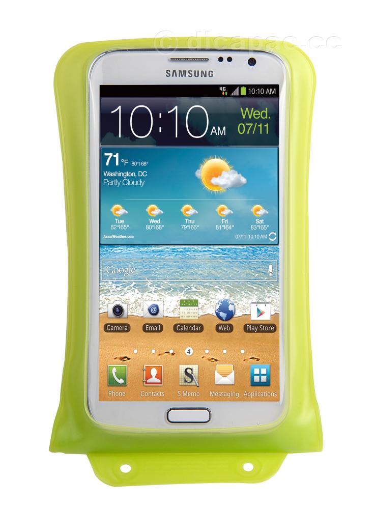 DiCAPac Smartphone-Tasche medium, wasserdicht, grün