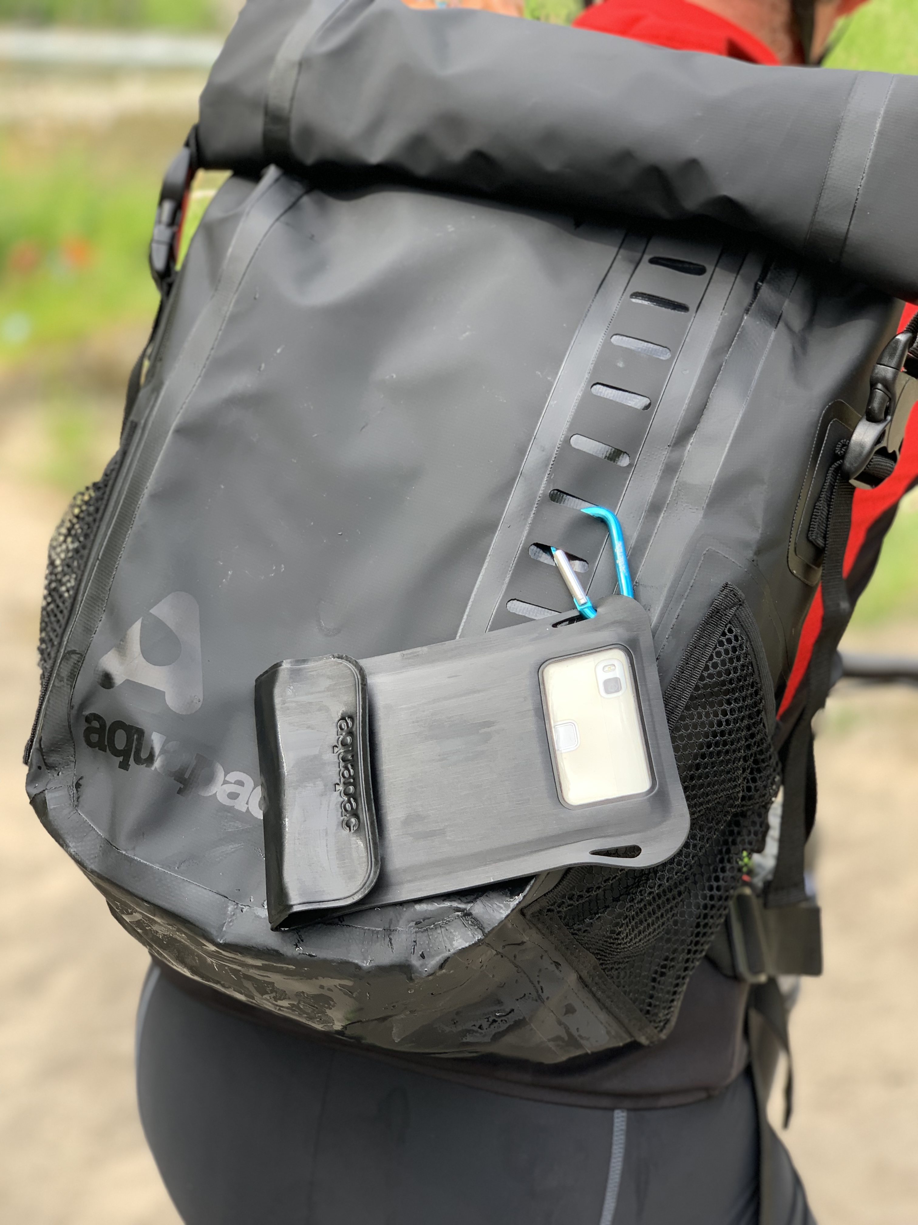 Multifunktions Tasche, Trailproof Phone Case, wasserdicht, small, black